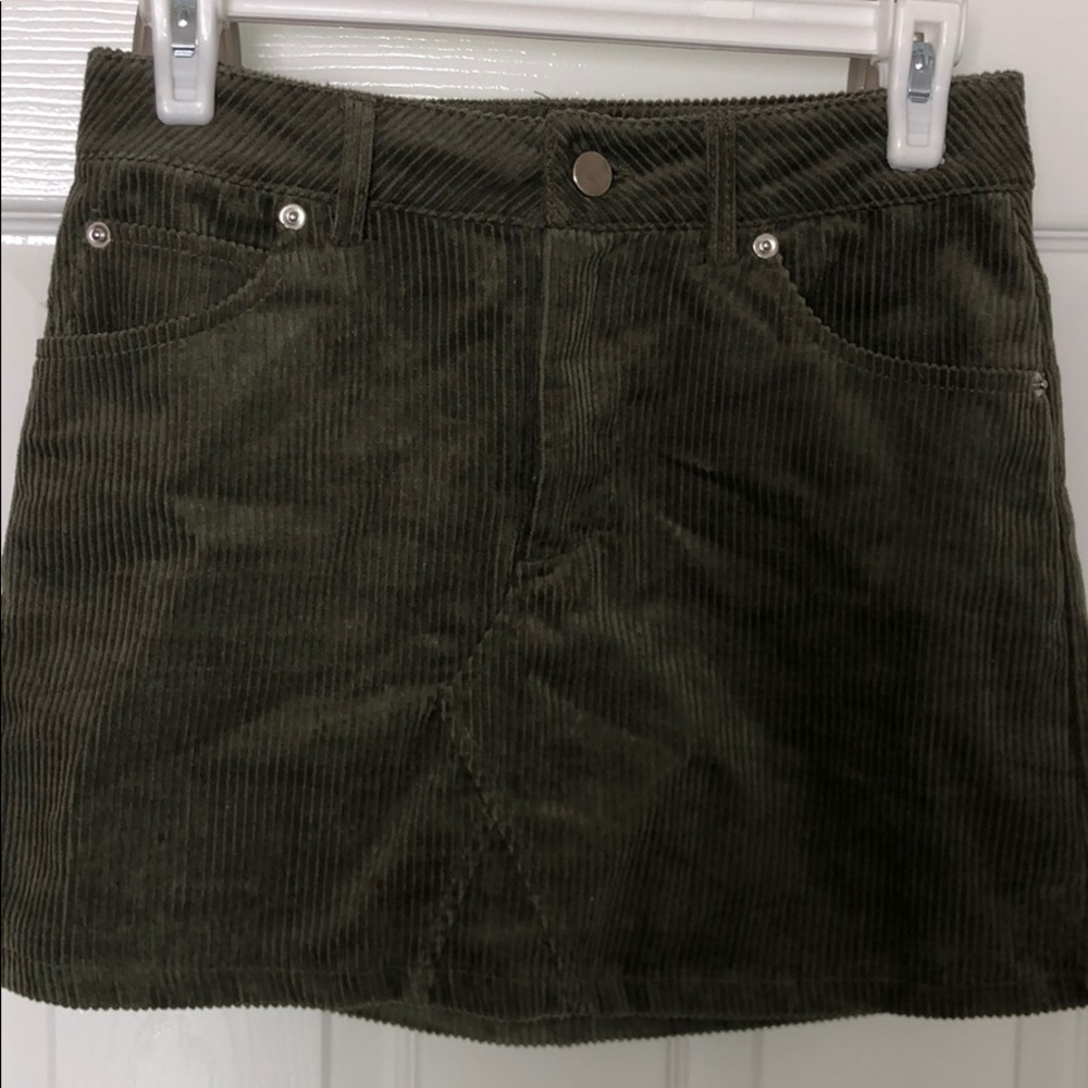 Corduroy skirt